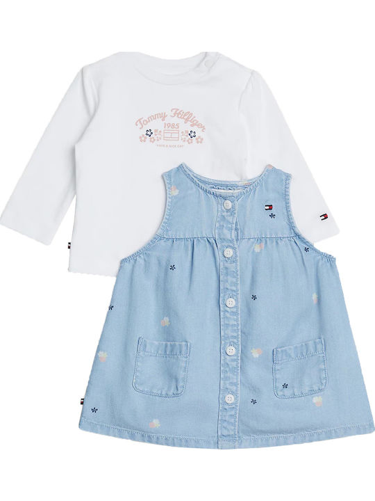 Παιδικό Φόρεμα Μακρυμάνικο Τζιν Denim Light