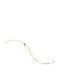 Themelidis Jewels Kids Bracelet ID from Gold 9K with Σταυρό & Butterfly