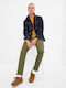 GAP Modern Khakis Men's Trousers in Slim Fit GREEN