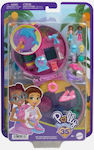 Mattel Παιχνίδι Μινιατούρα Sparkle Cove Adventure - Floatie Compact Polly Pocket