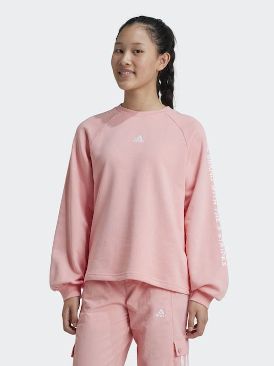 Adidas Kids Sweatshirt Pink Crew