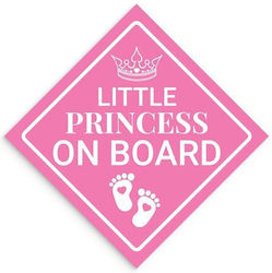 Pegasus Baby an Bord Schild mit Aufkleber