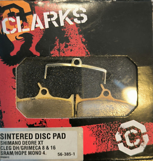 Clarks Vx801c Organic Disc Brake Pads