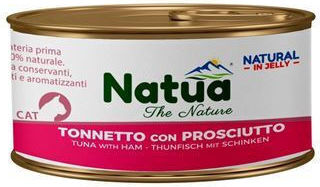 Natua Υγρή Τροφή για Γάτες σε Κονσέρβα με Τόνο και Ζαμπόν 150gr