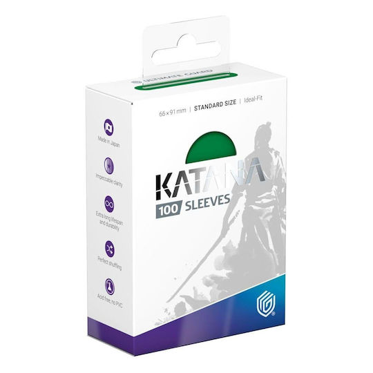 Ultimate Guard Katana Card Sleeves Standard Size 100τμχ Διάφανες