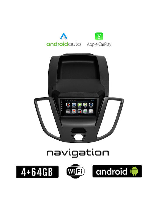 Booma Ηχοσύστημα Αυτοκινήτου για Ford Transit 2014 (Bluetooth/USB/WiFi/GPS/Apple-Carplay/Android-Auto) με Οθόνη Αφής 7"