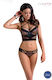 Lagerta Sexy Dessous-Set Schwarz
