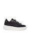 Seven Damen Sneakers Schwarz