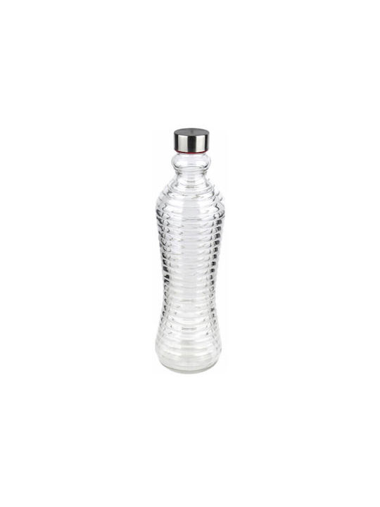 TnS Bottle Water Glass with Screw Cap Transparent 720ml