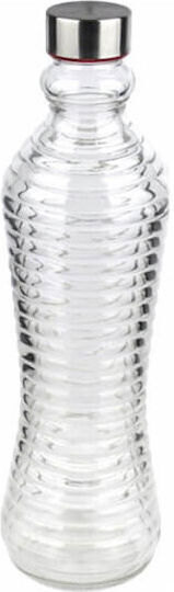 TnS Flasche Wasser Glas mit Schraubverschluss Transparent 720ml