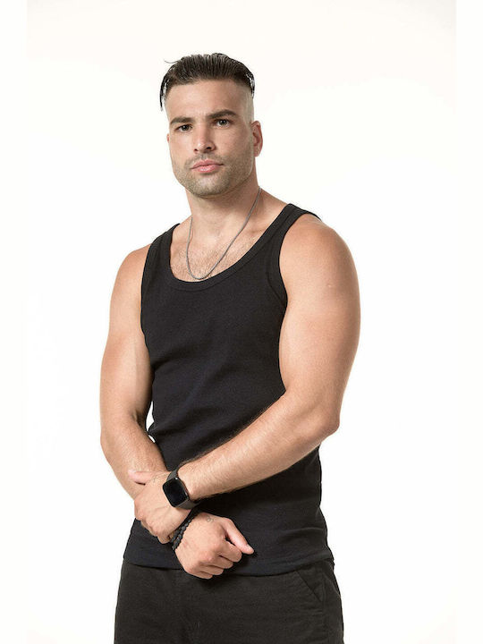 Wilfed Men's Sleeveless Blouse Black