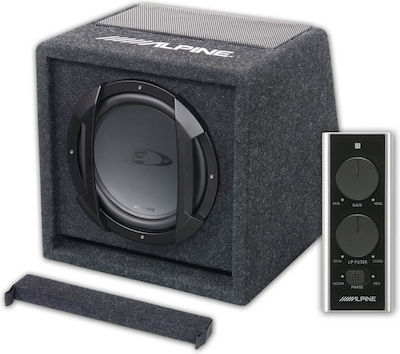 Alpine Self-amplified Car Audio Subwoofer 8" 100W RMS with Box