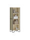 Bookcase Coffee 50x31x137.5cm