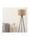 Lampa de podea Î200cm. cu Soclu pentru Bec E27 Alb