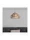 Marquee Adjustable Pendant Light Brown with Socket E27 35x35x65cm