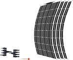 Flexibel Monokristallin Solarmodul 100W 12V 1050x530x2.5mm (4 Stück)