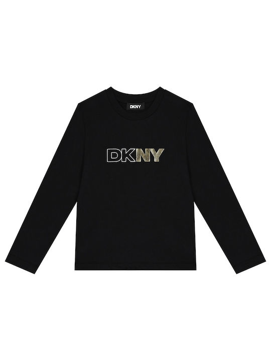 DKNY Kids Blouse Long Sleeve Black