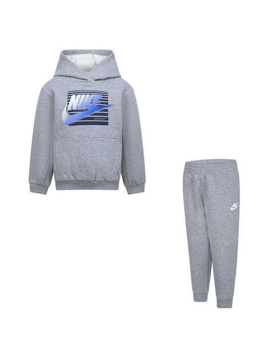 Nike Kids Sweatpants Set Gray Sportswear