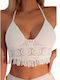 Rückenfreies Strick-Crop-Top 40034