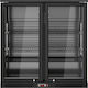 Lappas Ψυγείο Back Bar 220lt Διπλό Υ83.5xΠ90xΒ50.5cm