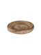 Atmosphera Paulownia Wooden Serving Platter 37.5x37.5x7cm