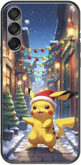 Xmas Cartoons Pikachu Samsung Galaxy M55 5g Black Tpu Μαύρη Σιλικόνη