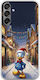 Xmas Cartoons Donald Samsung Galaxy M55 5G Flexible TPU Transparent Silicone