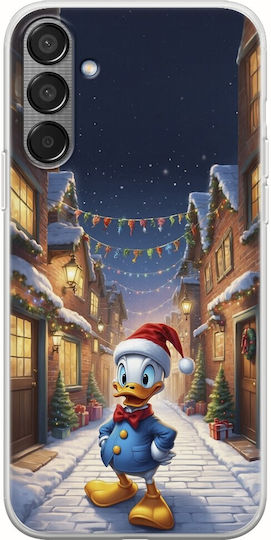 Xmas Cartoons Donald Samsung Galaxy M55 5G Flexible TPU Transparent Silicone