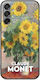 Claude Monet Samsung Galaxy M55 5g Black TPU Black Silicone