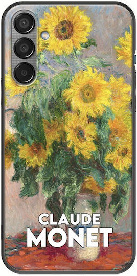Claude Monet Samsung Galaxy M55 5g Black TPU Black Silicone