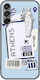 Ticket To Athens Samsung Galaxy M55 5G Black TPU Black Silicone