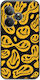 Smile Realme GT 6T 5G Schwarzes TPU Schwarzes Silikon