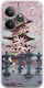 Ukiyo-e Kirschblüte Realme GT 6T 5G Flexibles TPU Transparentes Silikon