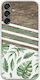 Leaves Samsung Galaxy M55 5g Flexible TPU Transparent Silicone
