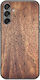 Mandala Wood Samsung Galaxy M55 5G Black TPU Black Silicone