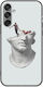 Get Out My Head Samsung Galaxy M55 5g Black TPU Black Silicone