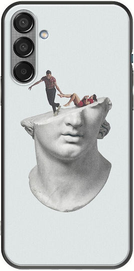 Get Out My Head Samsung Galaxy M55 5g Black TPU Black Silicone