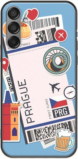 Ticket To Prague Samsung Galaxy M55 5g Black TPU Black Silicone