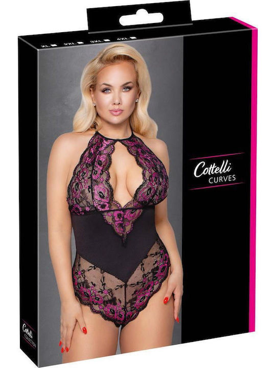 Boss Of Toys Sexy Κορμάκι με Διαφάνεια & Δαντέλα Μωβ