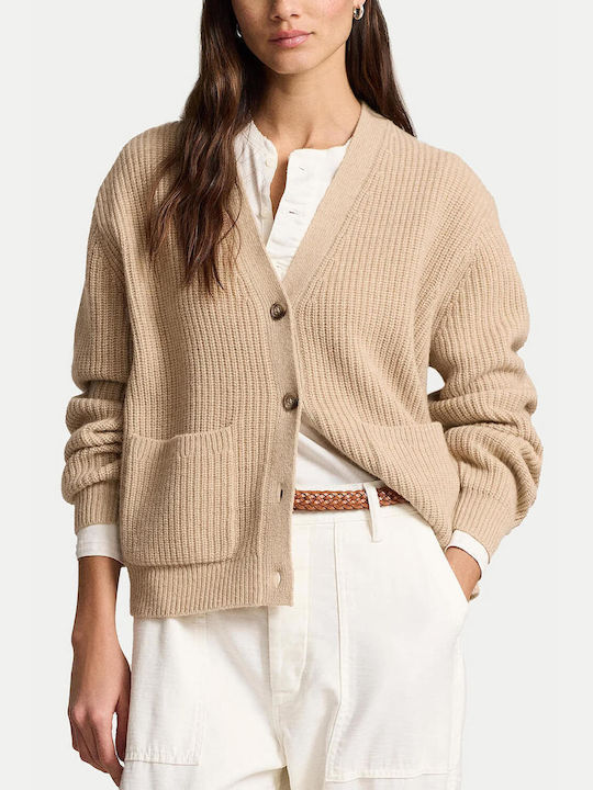 Ralph Lauren Γυναικεία Ζακέτα Beige/khaki