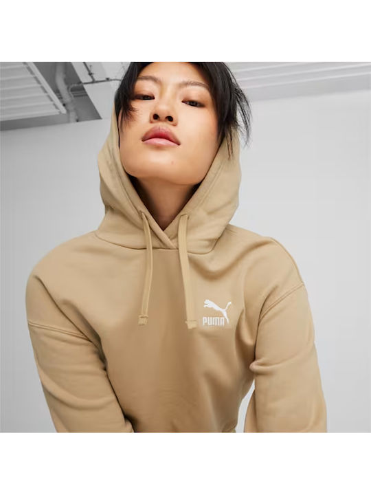 PUMA Better Classics Cropped Γυναικείο Φούτερ μ...