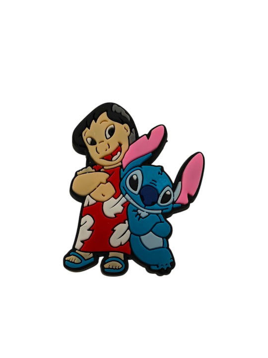 Accesorii de decorare pentru încălțăminte Crocs Lilo & Stitch Design Îmbrățișare Stitch