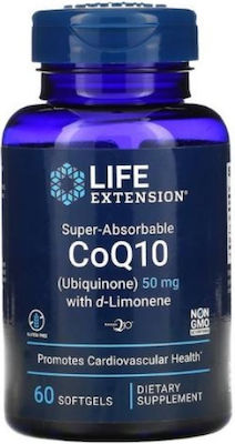 Life Extension Super-Absorbable CoQ10 50mg 60 Softgels