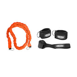Viking Benzile De Rezistență Gymtube Cu Mânere Module 1 Buc Portocalii 2.40m
