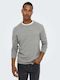 Long Sleeve Sweater Medium Grey Melange