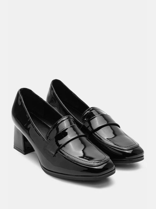 Γόβες Loafers 4311059-μαύρο-λουστρίνι