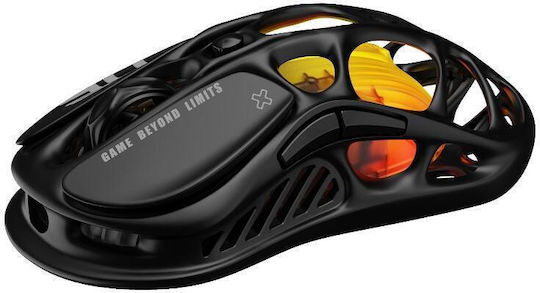 GravaStar Mercury M2 Drahtlos RGB Gaming Gaming Maus 26000 DPI Stealth Black