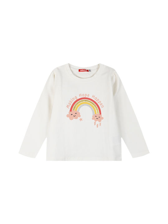 Energiers Kids Blouse Long Sleeve Ecru