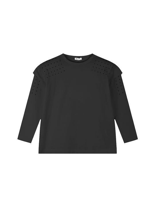 Energiers Kids Blouse Long Sleeve Black