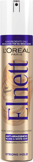 L'Oreal Paris Elnett Anti-Brassiness Haarspray für Leichtes Halten 200ml